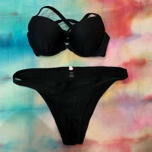 Aerie black bikini